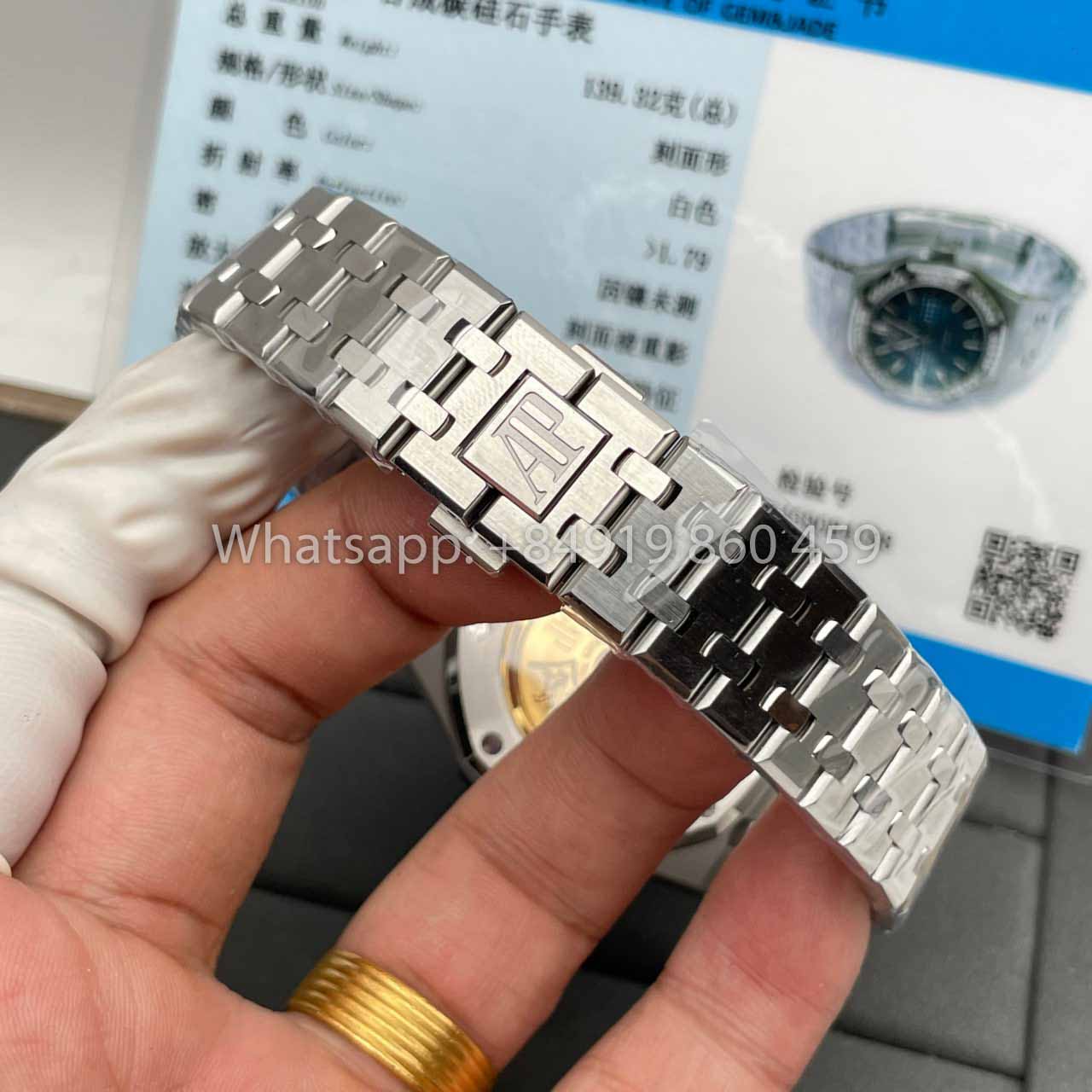 Audemars Piguet 15451ST.ZZ.1256ST.02 APS Fabbrica Custom Moissanite Stone 1:1 Best Clone