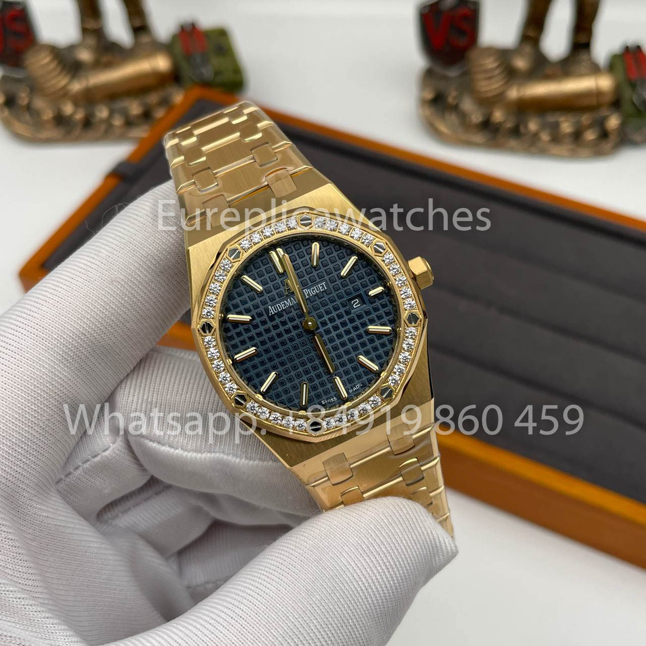 Audemars Piguet Royal Oak Quartz 33MM 67651BA.ZZ.1261BA.02 1:1 Best Edition ZF Fabbrica Blue Dial