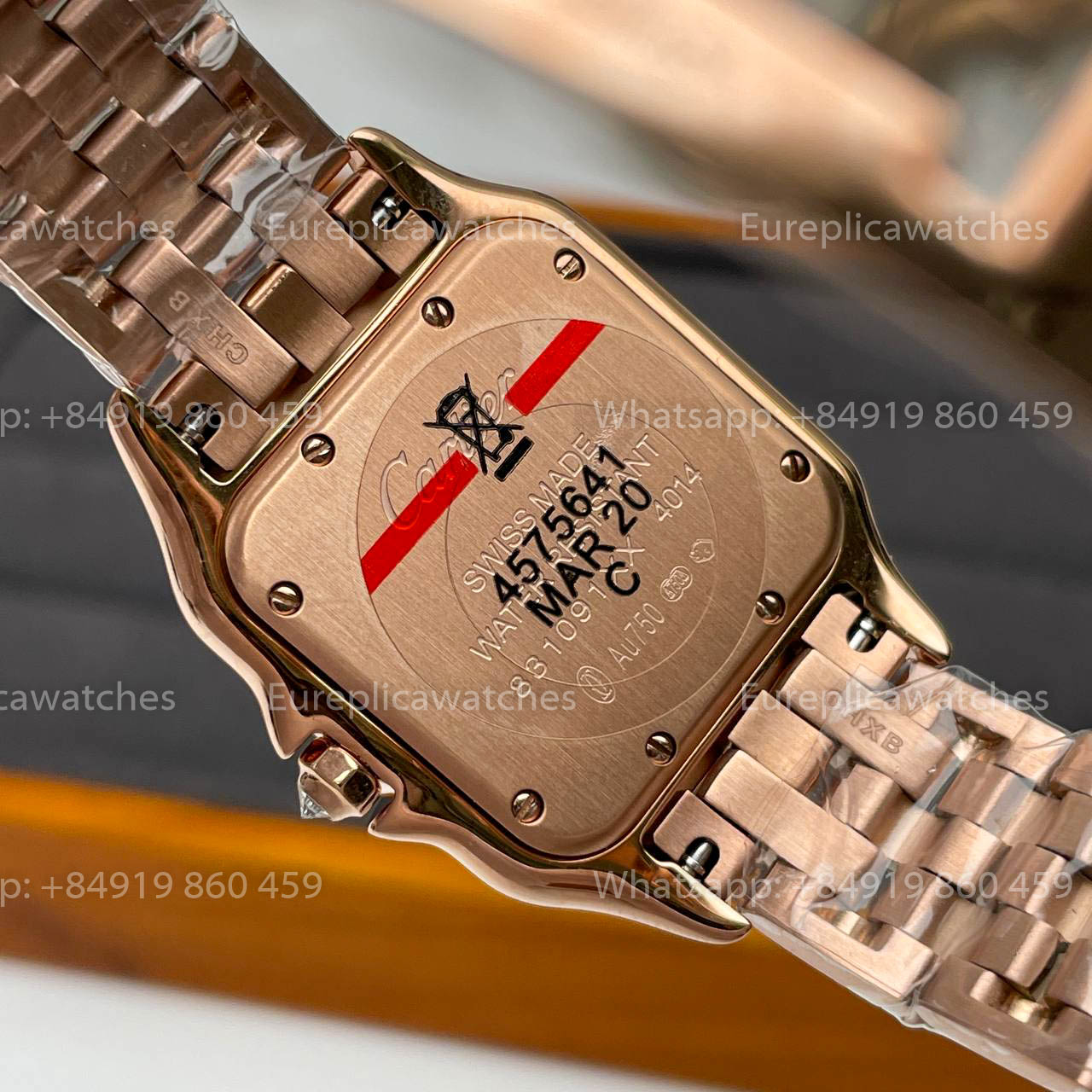 Panthere De Cartier WJPN0009 27MM 1:1 edizione migliore BV Fabbrica Rosa Oro