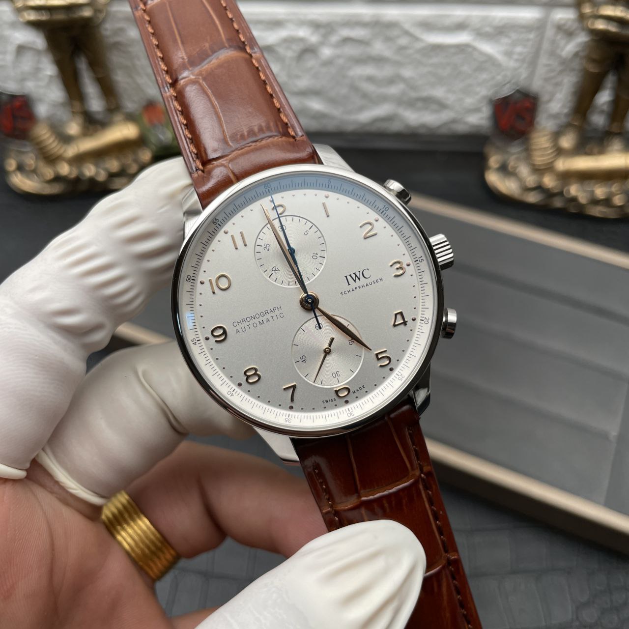 IWC Portugieser IW371604 1:1 Melhor Edição ZF Fabbrica Mostrador Branco