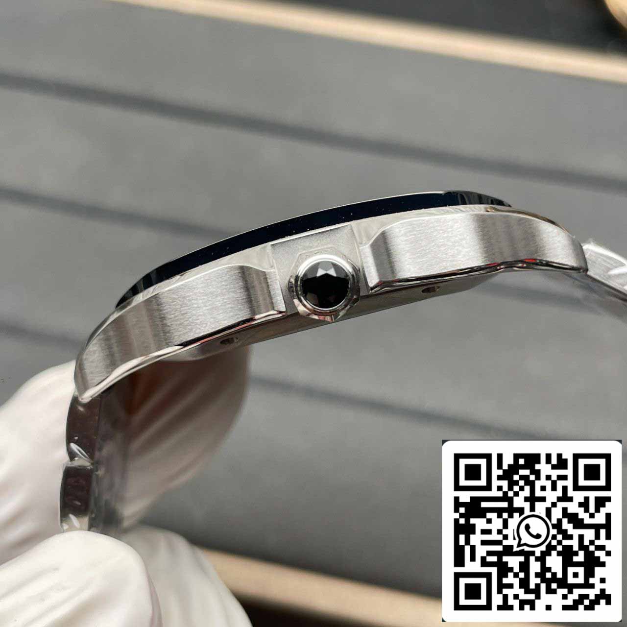 Cartier Santos WSSA0037 1:1 edizione migliore BV Fabbrica incluso Pelle cinturino