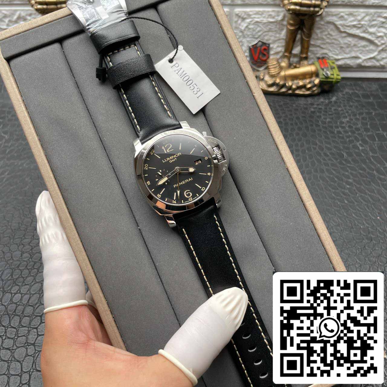 Panerai Luminor 1950 PAM00531 1:1 edizione migliore VS Fabbrica quadrante nero