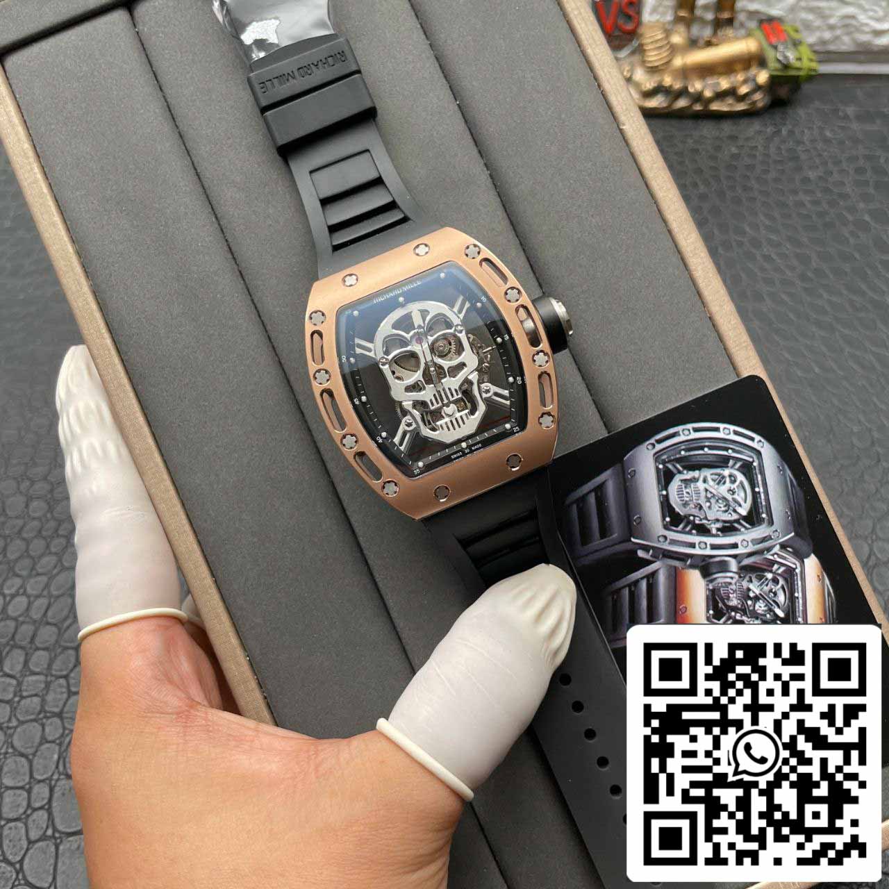 Richard Mille RM052 Tourbillon 1:1 edizione migliore EUR Fabbrica titanio Cassa