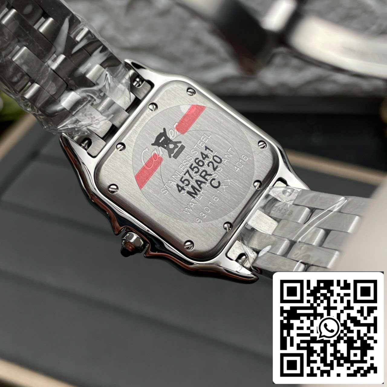 Panthere De Cartier WSPN0007 BV Fabbrica 1:1 edizione migliore Swiss Quartz 316L acciaio inossidabile bracciale