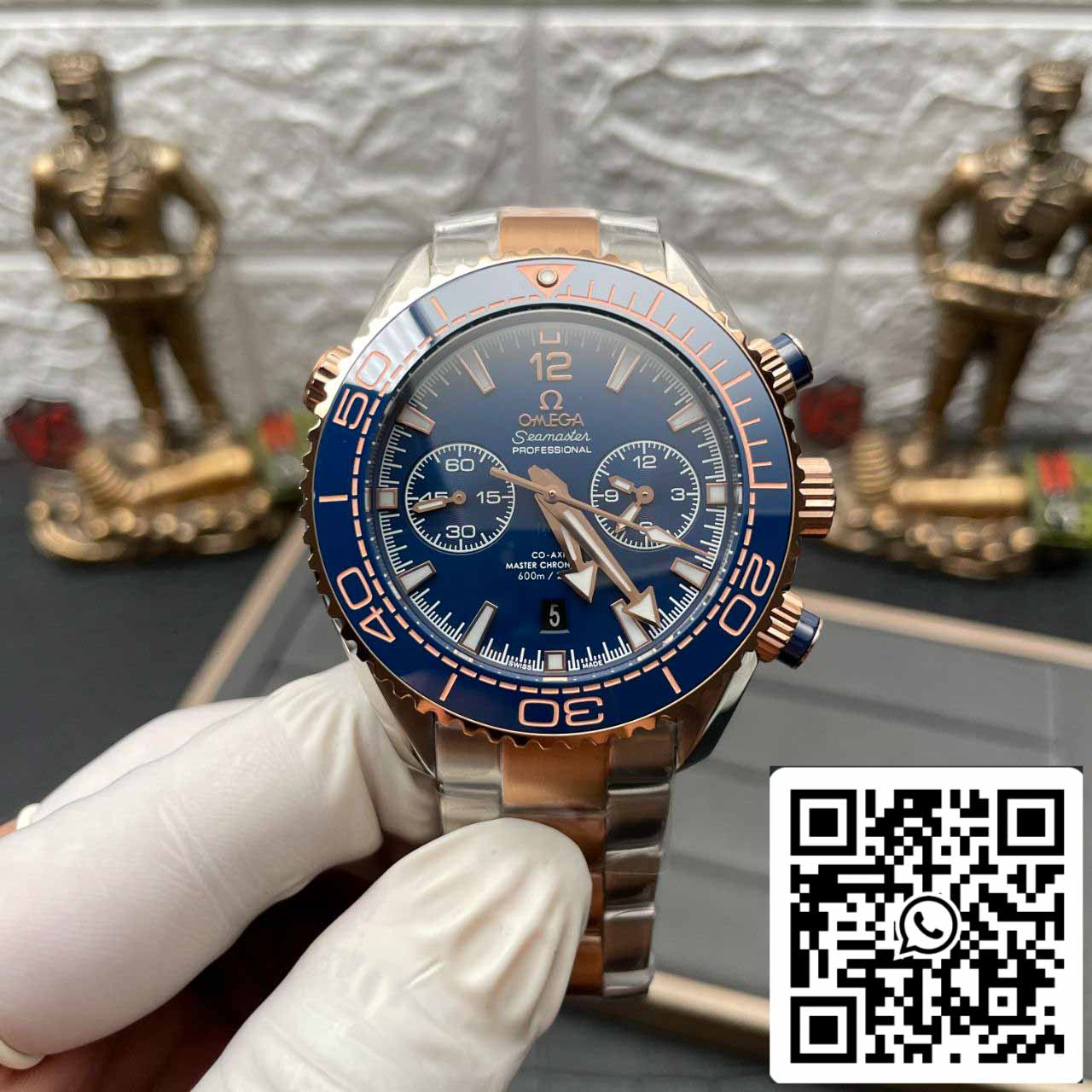 Omega Seamaster Ocean Planet 600M 215.20.46.51.03.001 1:1 Best Edition OM Fabbrica Rose Gold