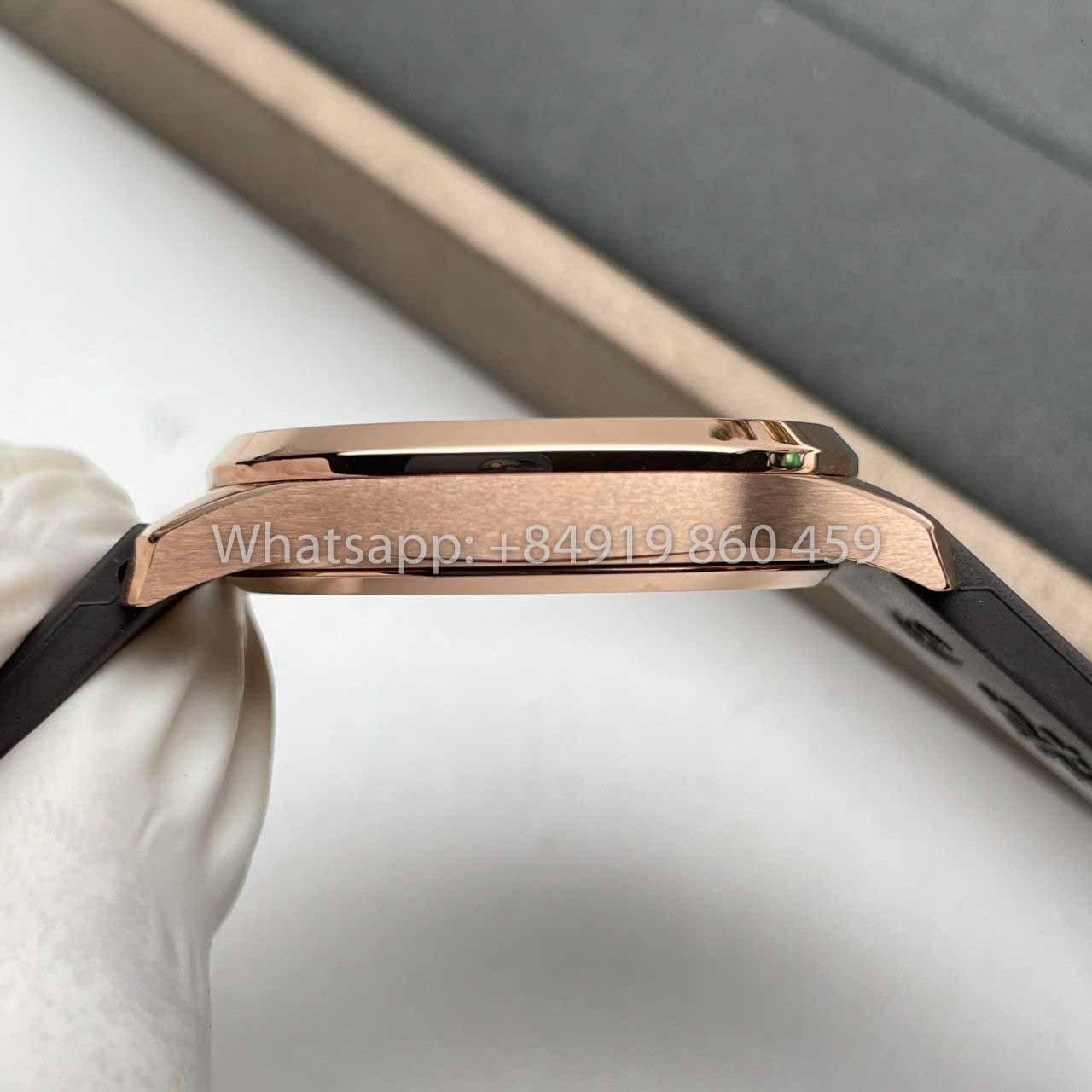 Patek Philippe Aquanaut 5067A Quartz movimento 1:1 Best Edition PPF Fabbrica Rose Gold Brown Dial