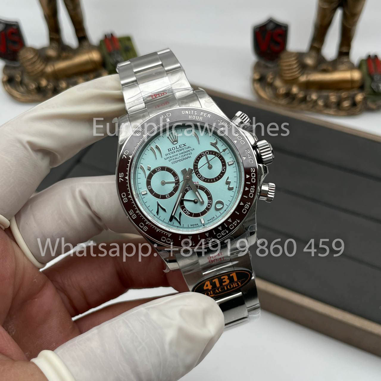 Rolex Cosmograph Daytona m126506 Arabic Numeral Ice Blue Dial 1:1 Best Clone QF Fabbrica