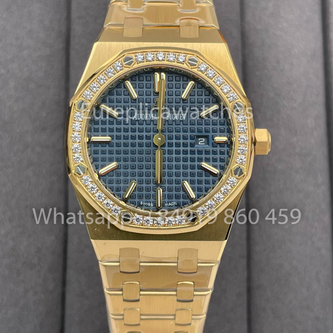 Audemars Piguet Royal Oak Quartz 33MM 67651BA.ZZ.1261BA.02 1:1 Best Edition ZF Fabbrica Blue Dial