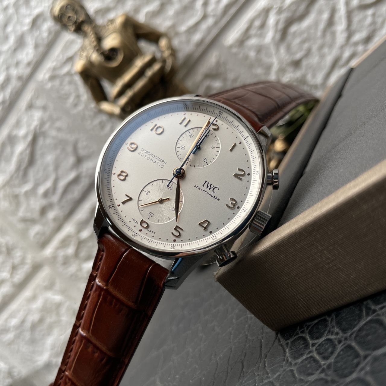 IWC Portugieser IW371604 1:1 Melhor Edição ZF Fabbrica Mostrador Branco