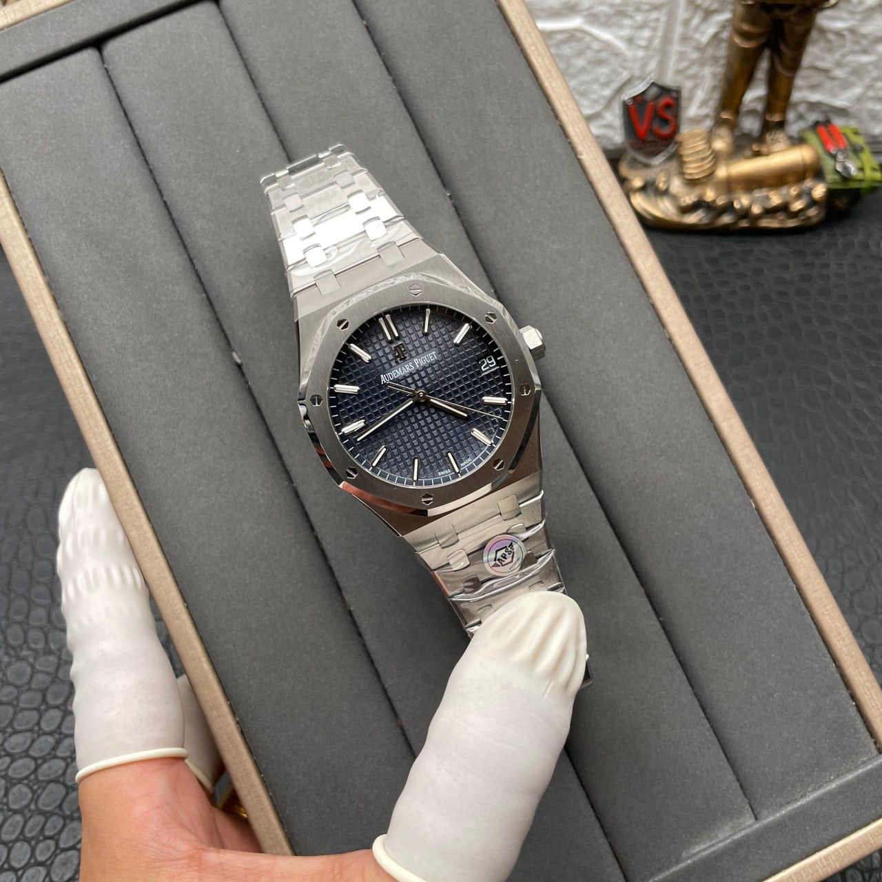 Audemars Piguet Royal Oak 15500ST.OO.1220ST.01 APS Fabbrica V3 quadrante blu 1:1 edizione migliore