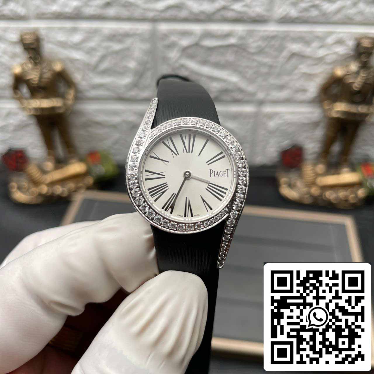 Piaget Limelight Gala G0A42150 1:1 Best Edition ZF Fabbrica White Gold Diamond Swiss Quartz movimento