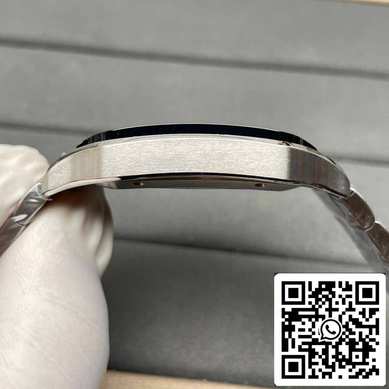 Cartier Santos WSSA0037 1:1 edizione migliore BV Fabbrica incluso Pelle cinturino