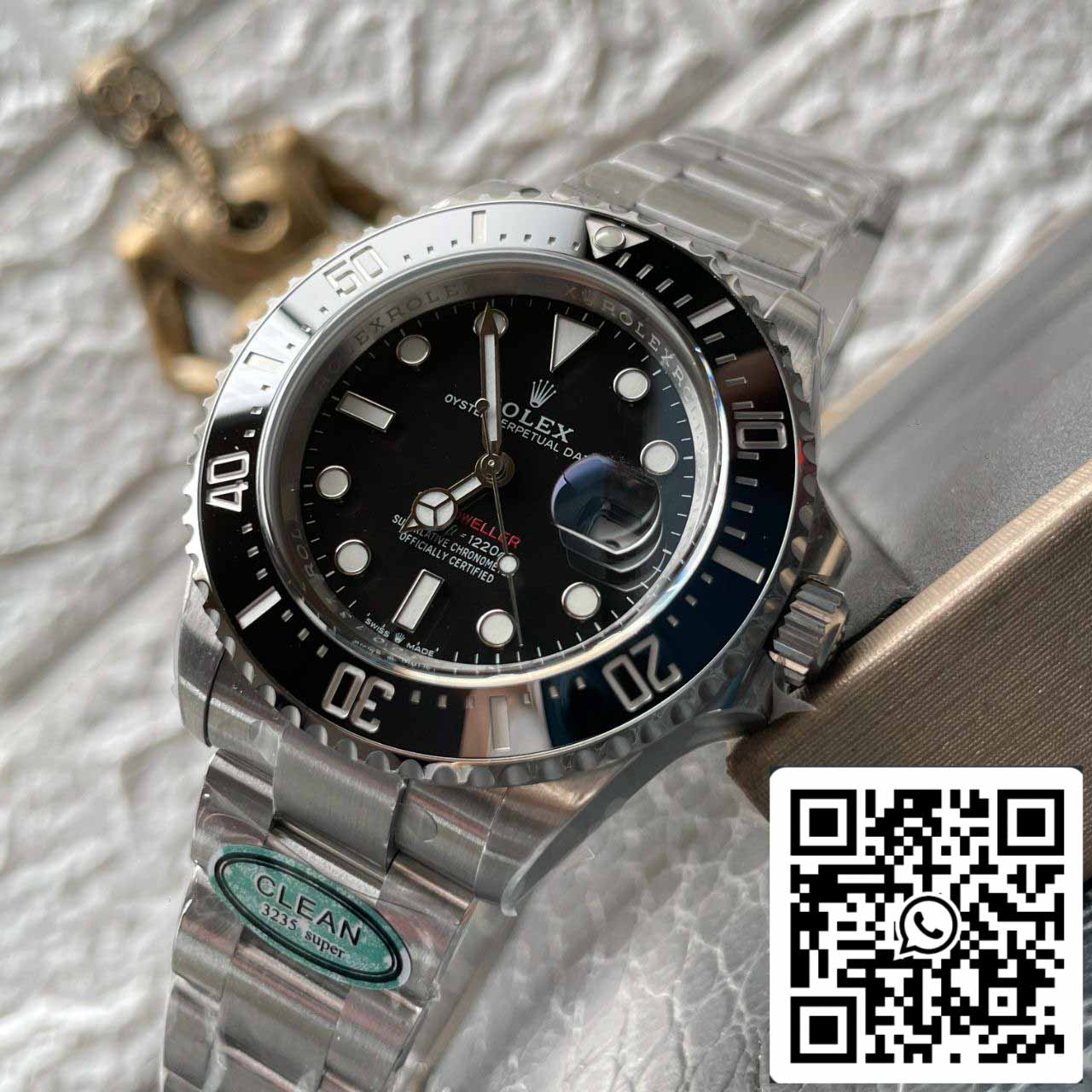 Rolex Sea Dweller M126600-0002 1:1 edizione migliore Clean Fabbrica quadrante nero