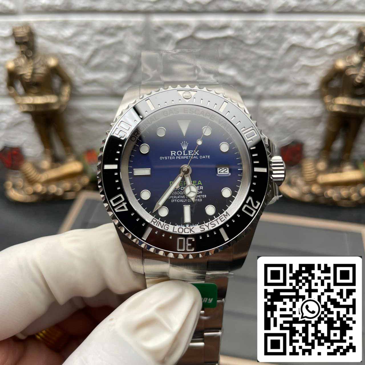 Rolex Sea-Dweller Deepsea M126660-0002 1:1 edizione migliore C+ Fabbrica quadrante blu