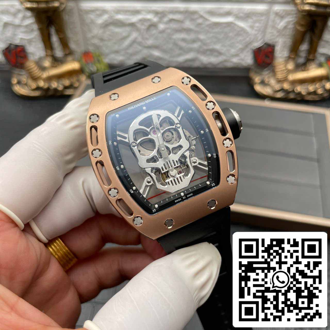 Richard Mille RM052 Tourbillon 1:1 edizione migliore EUR Fabbrica titanio Cassa
