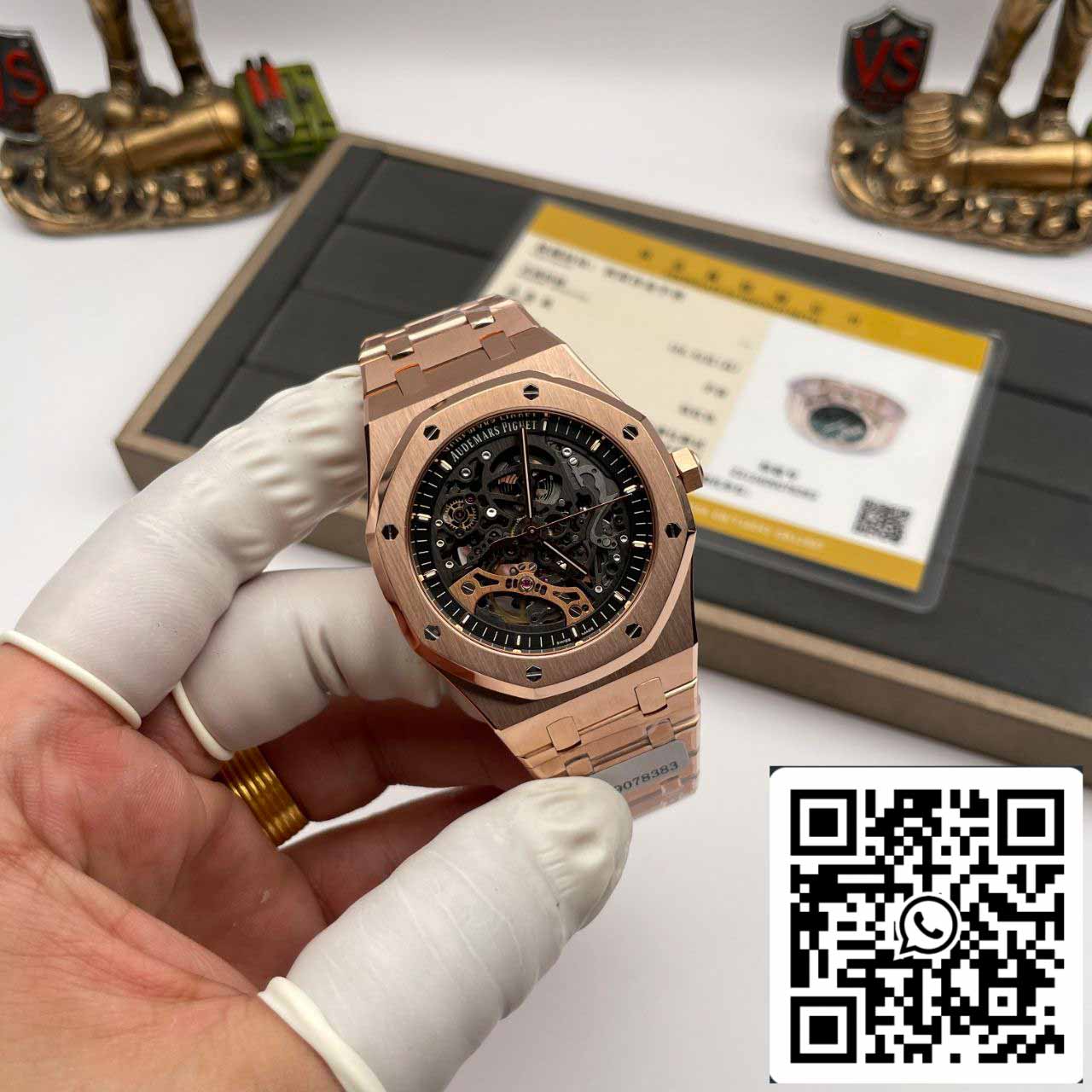 Audemars Piguet Royal Oak 15407OR.OO.1220OR.01 Best 1:1 Edizione 18k Rosegold wrapped