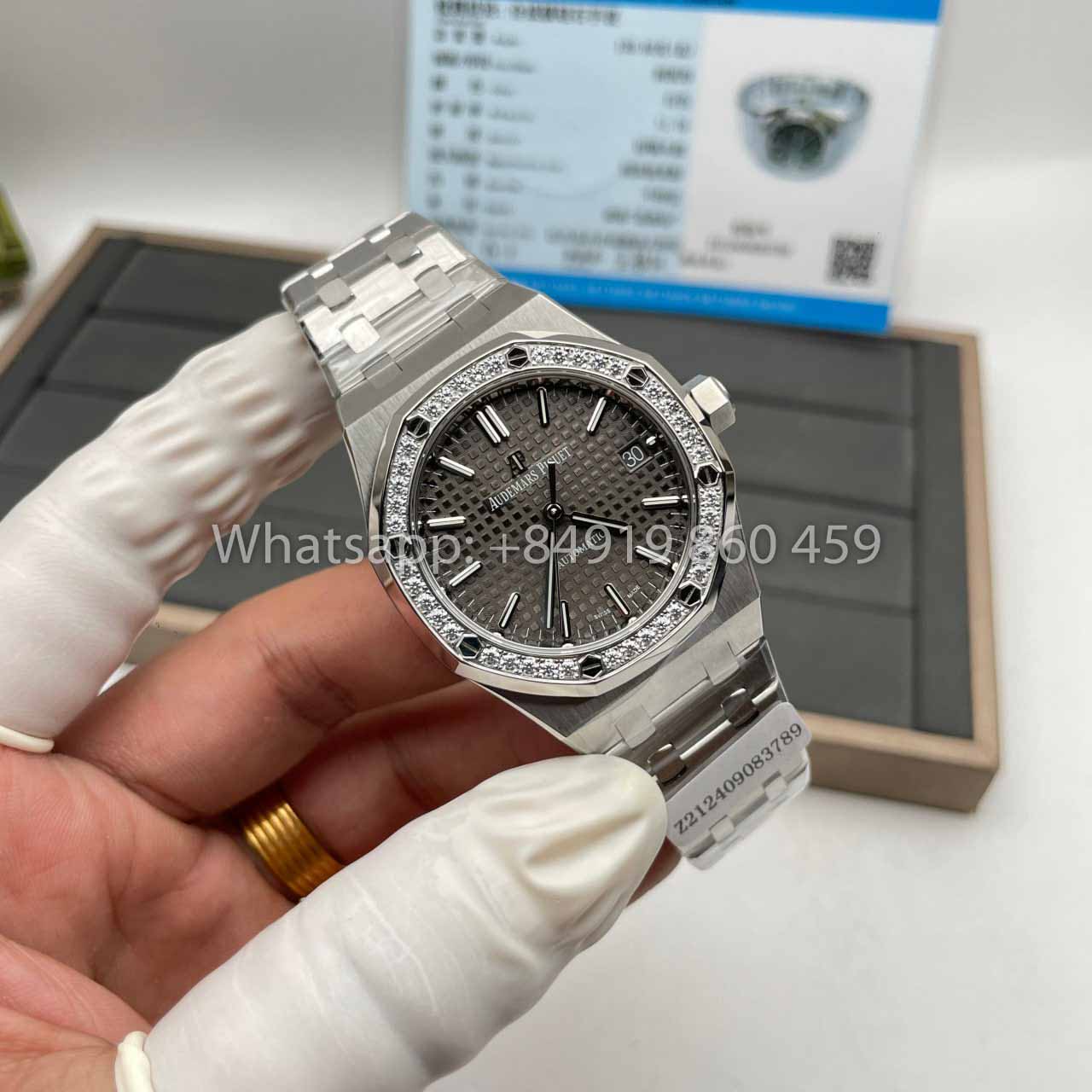 Audemars Piguet 15451ST.ZZ.1256ST.02 APS Fabbrica Custom Moissanite Stone 1:1 Best Clone