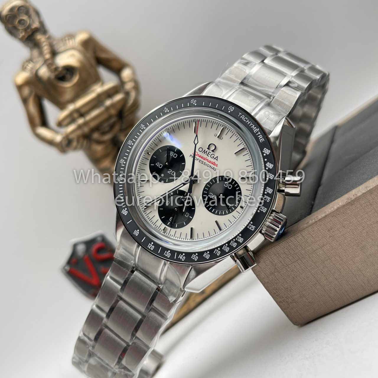 Omega Speedmaster 42MM 1:1 Best Edition OM Fabbrica White Dial