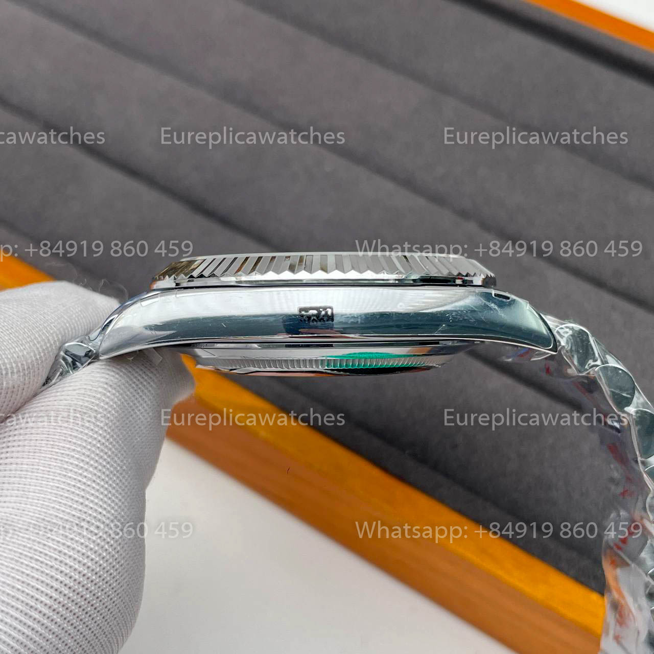 Rolex Day Date 40 m228236-0008 Green Dial 1:1 Best Edition Counterweight Version 183 Gram QF Fabbrica