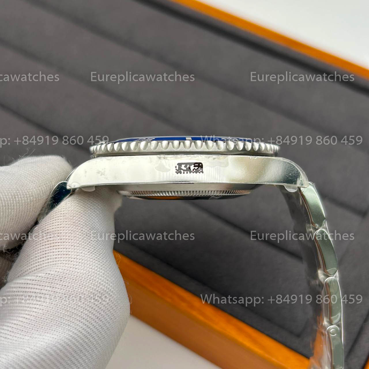Rolex Submariner 116619LB-97209 3135 movimento VS Fabbrica quadrante blu