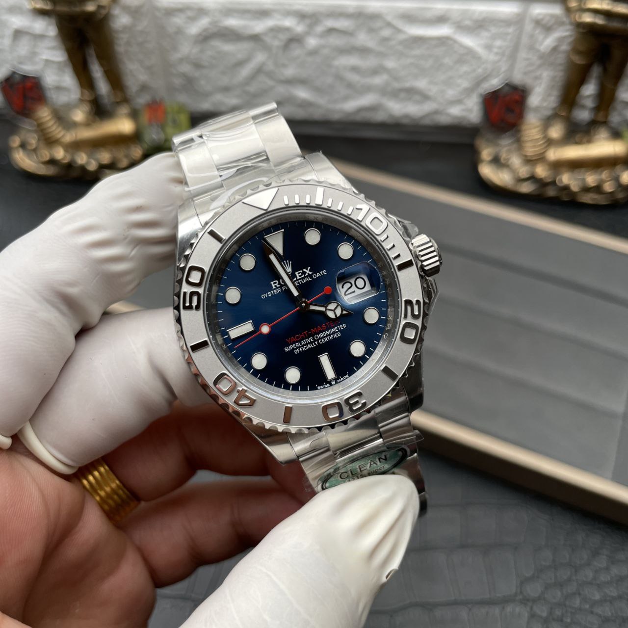 Rolex Yacht‑Master M126622-0002 1:1 edizione migliore Clean Fabbrica quadrante blu newest Versione