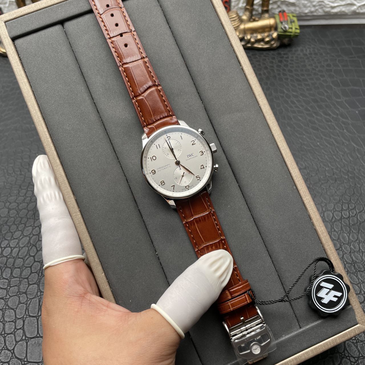 IWC Portugieser IW371604 1:1 Melhor Edição ZF Fabbrica Mostrador Branco