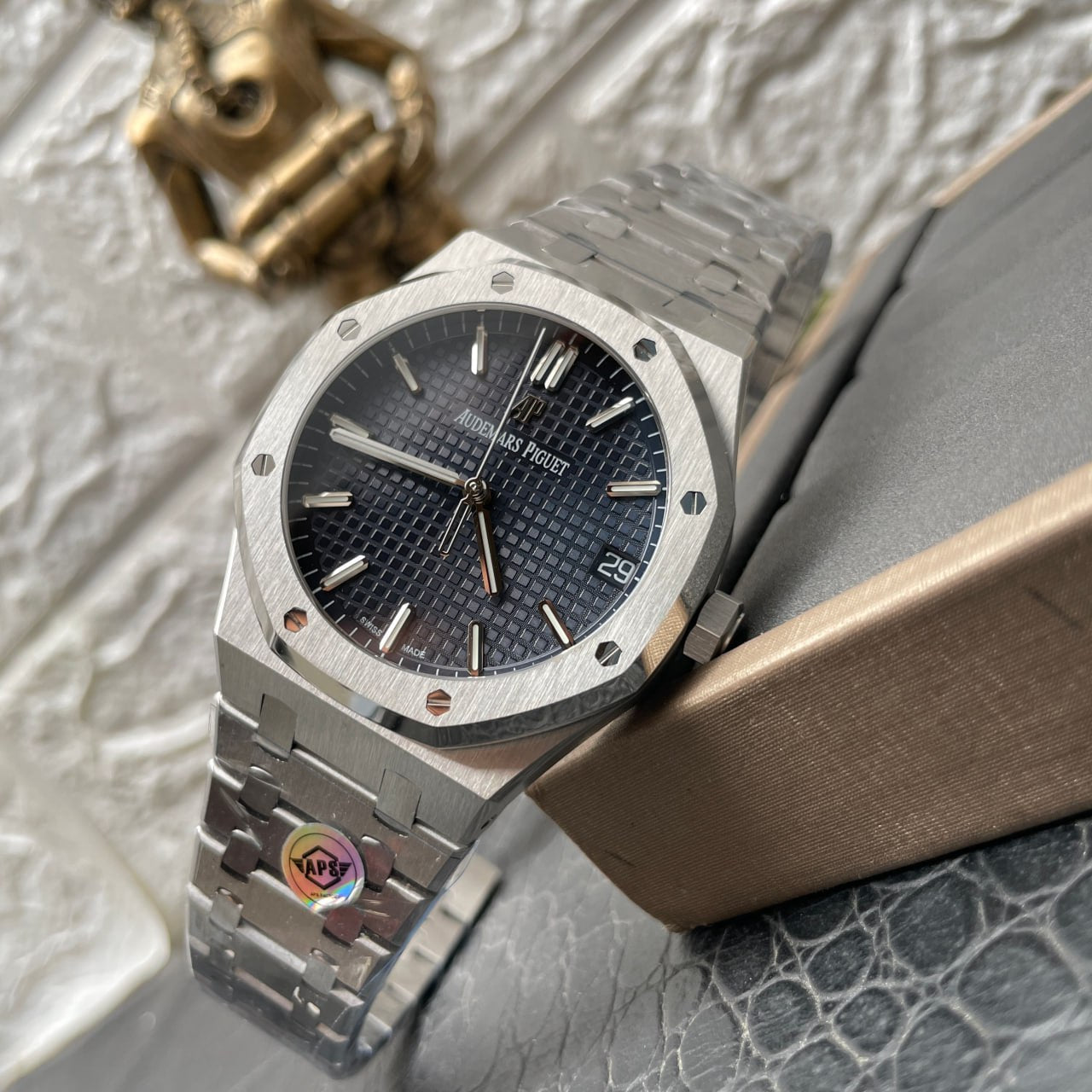 Audemars Piguet Royal Oak 15500ST.OO.1220ST.01 APS Fabbrica V3 quadrante blu 1:1 edizione migliore