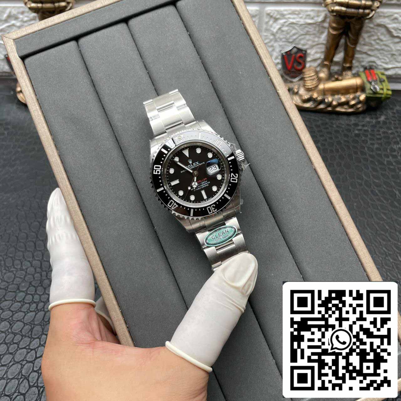 Rolex Sea Dweller M126600-0002 1:1 edizione migliore Clean Fabbrica quadrante nero