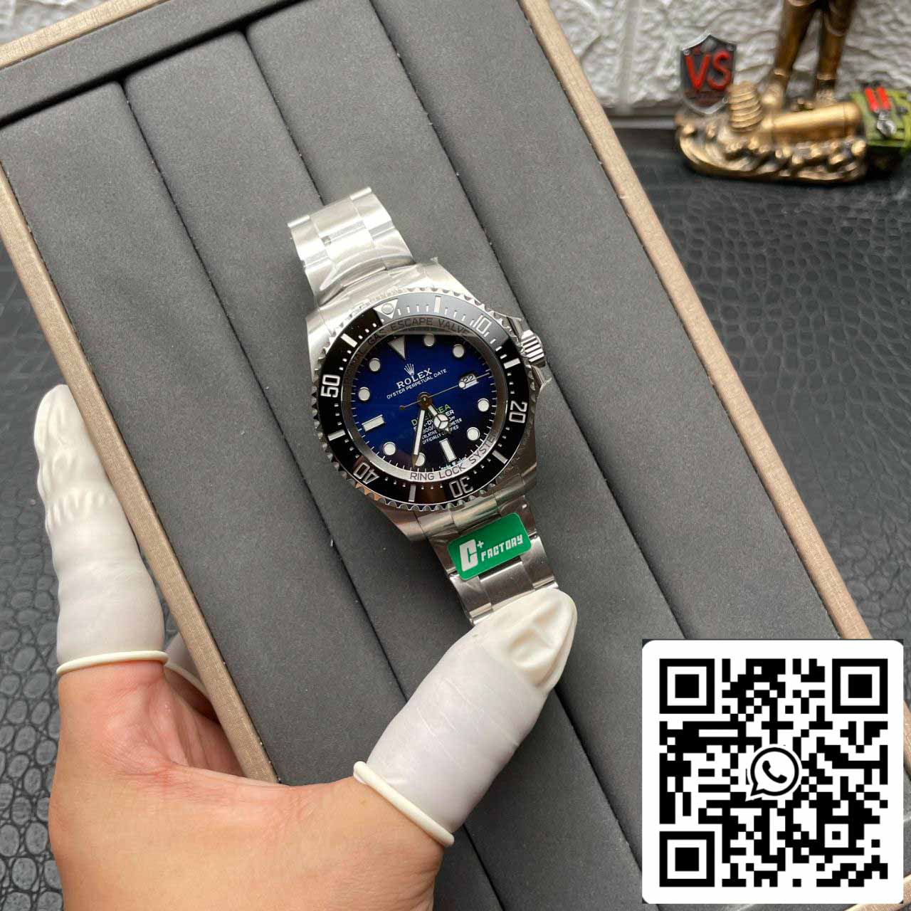 Rolex Sea-Dweller Deepsea M126660-0002 1:1 edizione migliore C+ Fabbrica quadrante blu