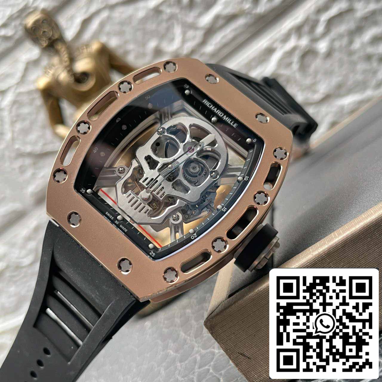 Richard Mille RM052 Tourbillon 1:1 edizione migliore EUR Fabbrica titanio Cassa