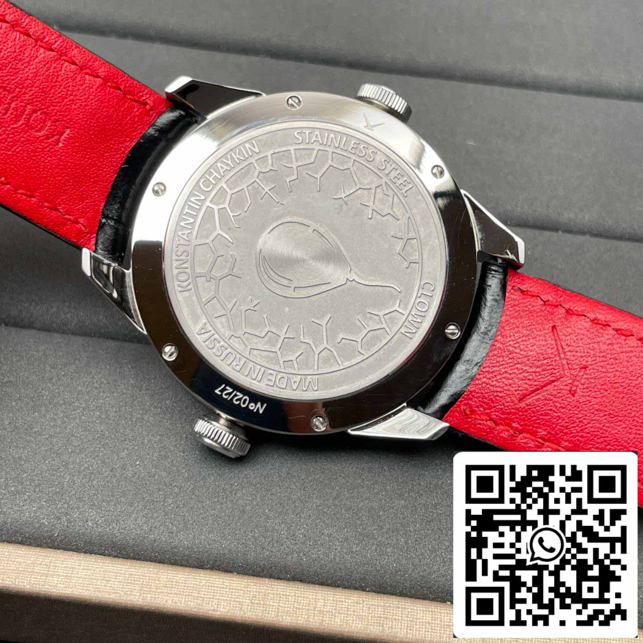Konstantin Chaykin Joker K07 White Dial Red cinturino 1:1 Best Edition TW Fabbrica V3s Version