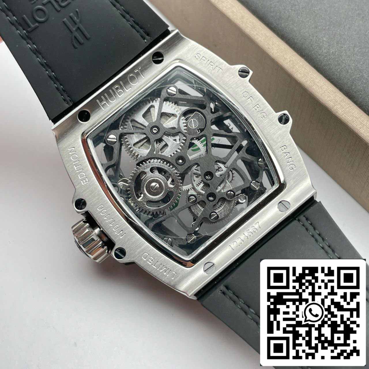 Hublot Masterpiece Tourbillon 906.NX.0129.VR.AES13 1:1 edizione migliore JB Fabbrica Skeletonized Dial Swiss HUB 9006