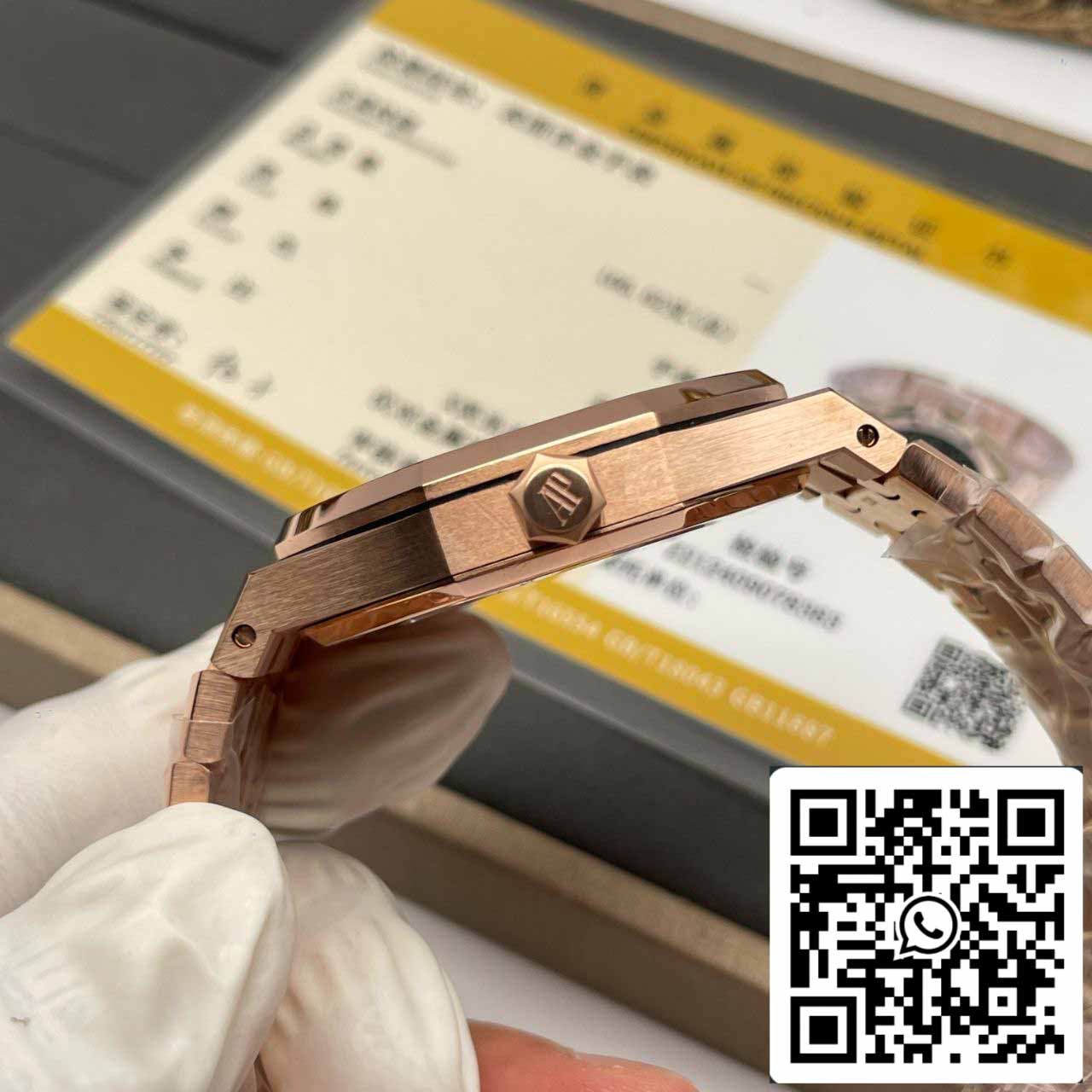 Audemars Piguet Royal Oak 15407OR.OO.1220OR.01 Best 1:1 Edizione 18k Rosegold wrapped