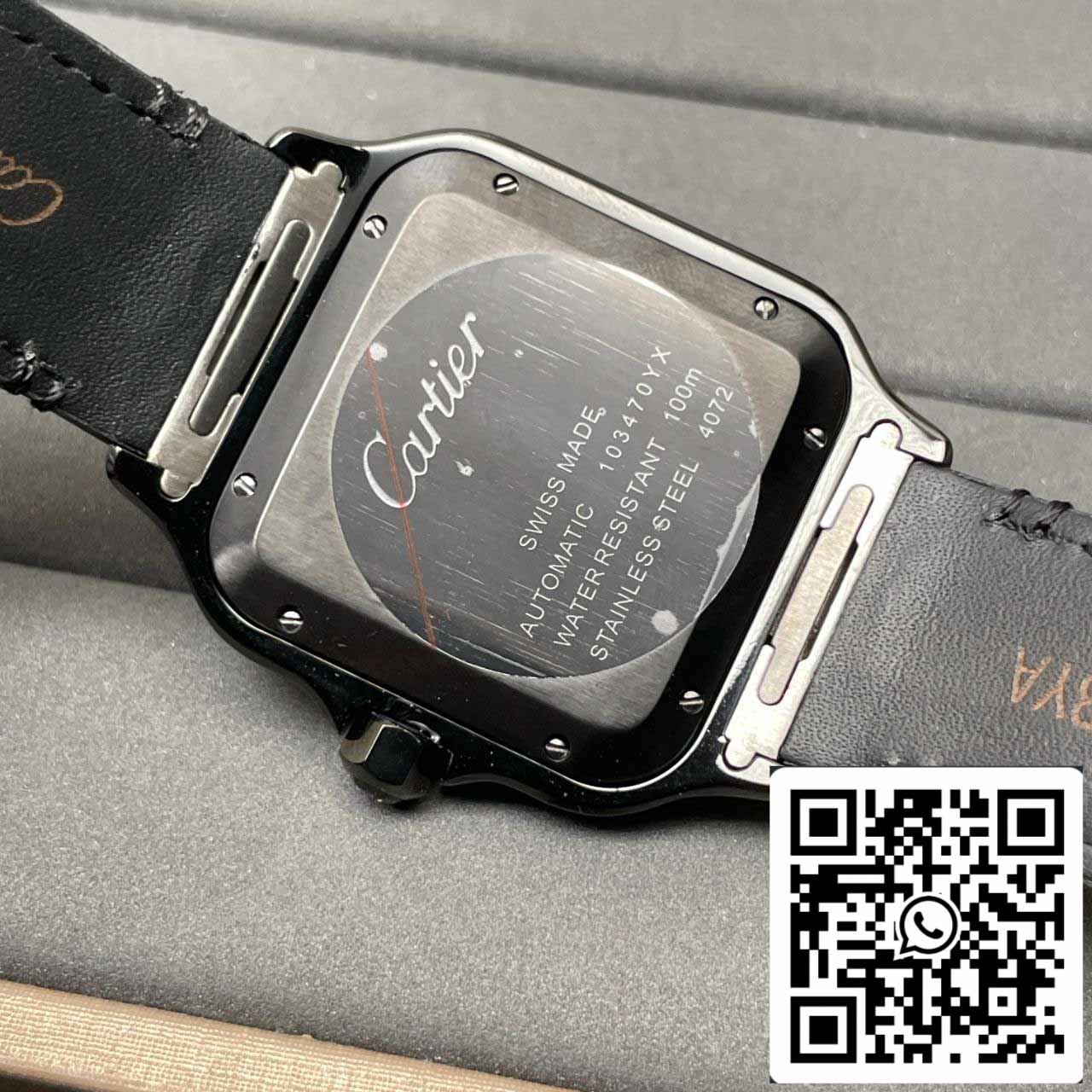 Cartier De Santos WSSA0039 Pelle cinturino BV Fabbrica 1:1 edizione migliore 9019 movimento