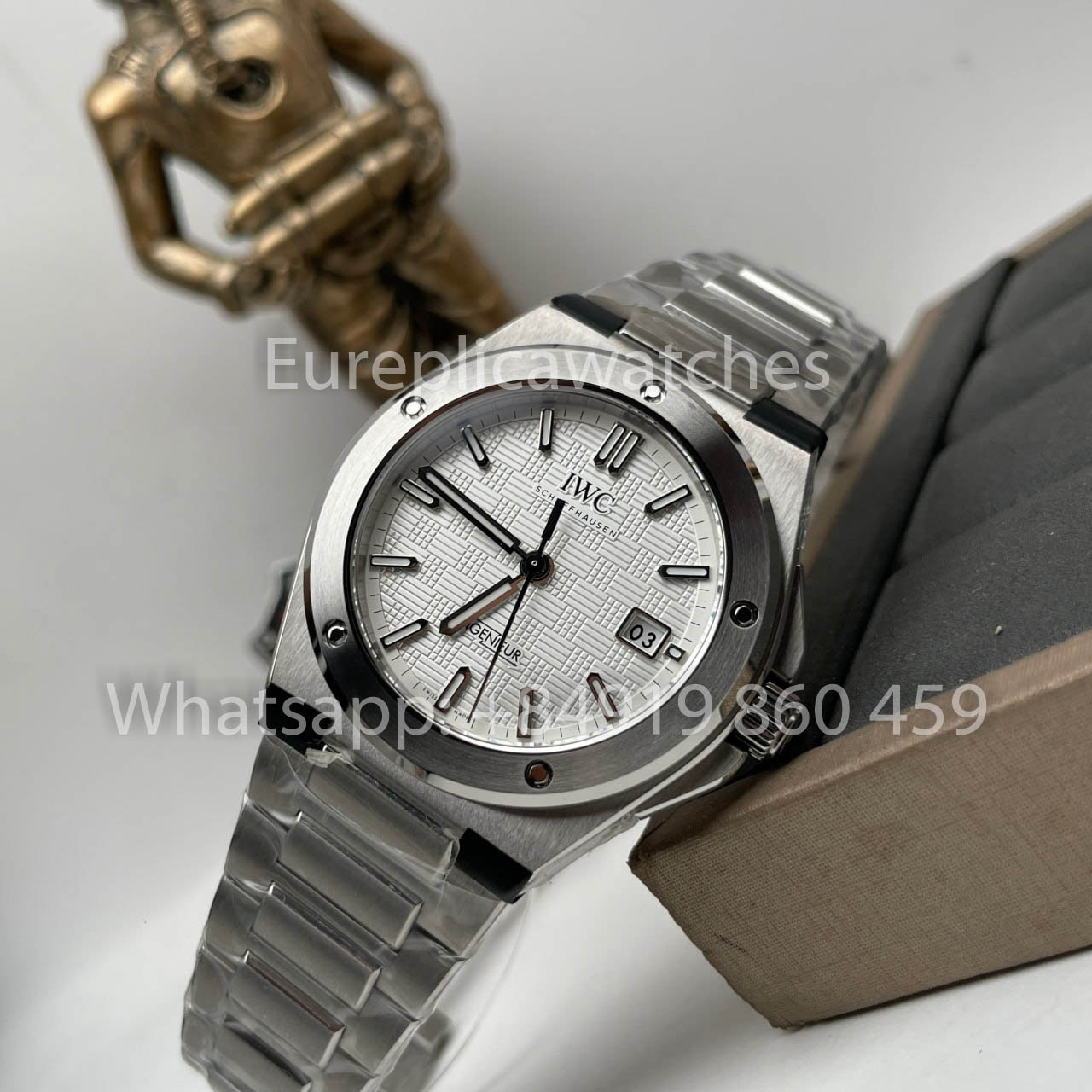 IWC Ingenieur Automatic IW328902 Watch 40mm 1:1 Best Clone V7 Fabbrica White Dial