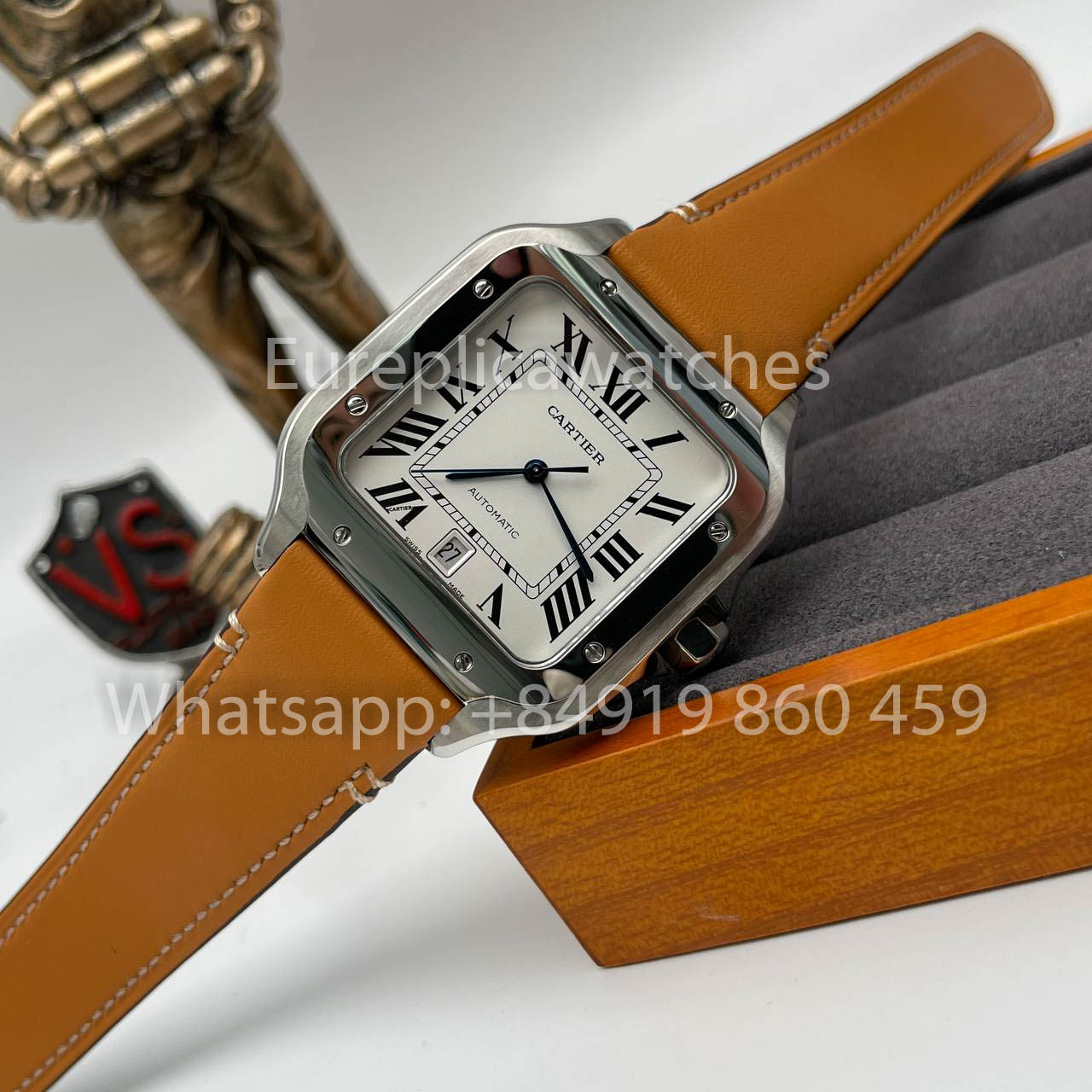 Cartier De Santos WSSA0009 KOR Fabbrica 1:1 Melhor Edição Suíça ETA9015