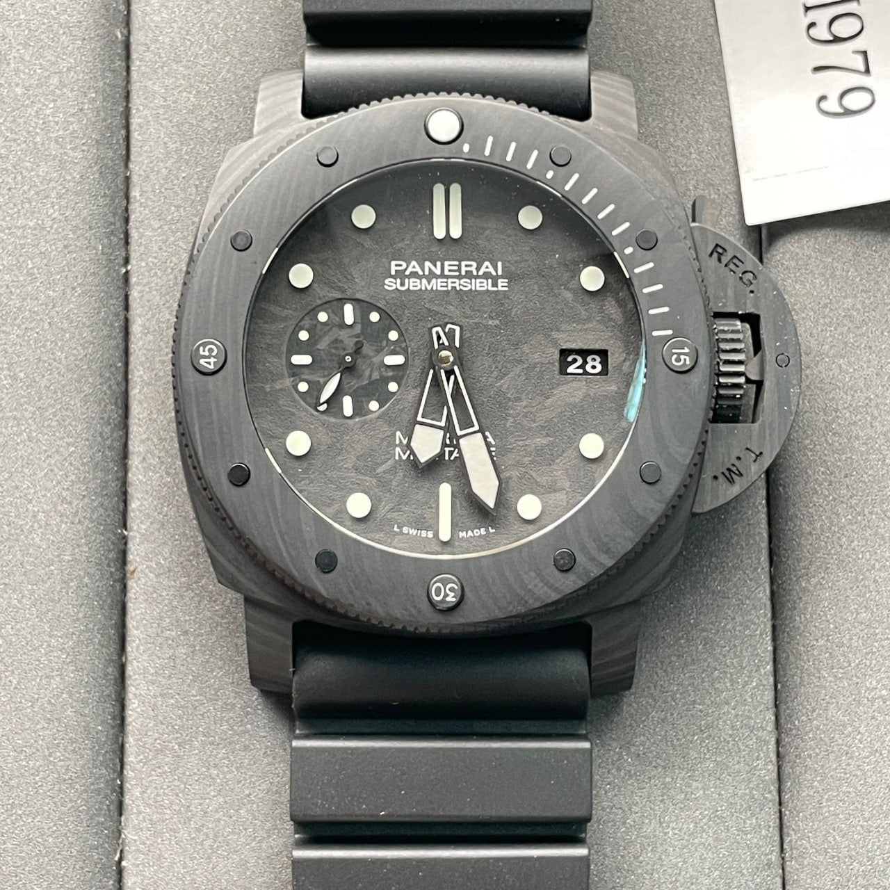Panerai Submersible PAM00979 1:1 edizione migliore VS Fabbrica Turquoise quadrante Swiss P.9010