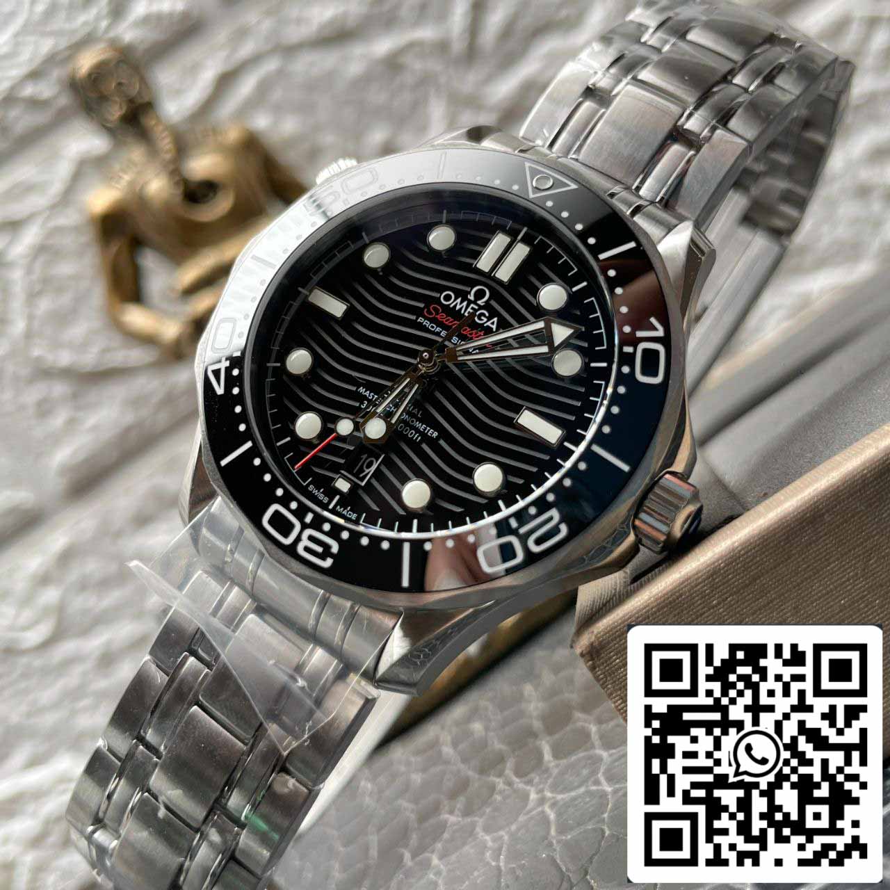 Omega Seamaster Diver 300M 210.30.42.20.01.001 1:1 edizione migliore VS Fabbrica quadrante nero