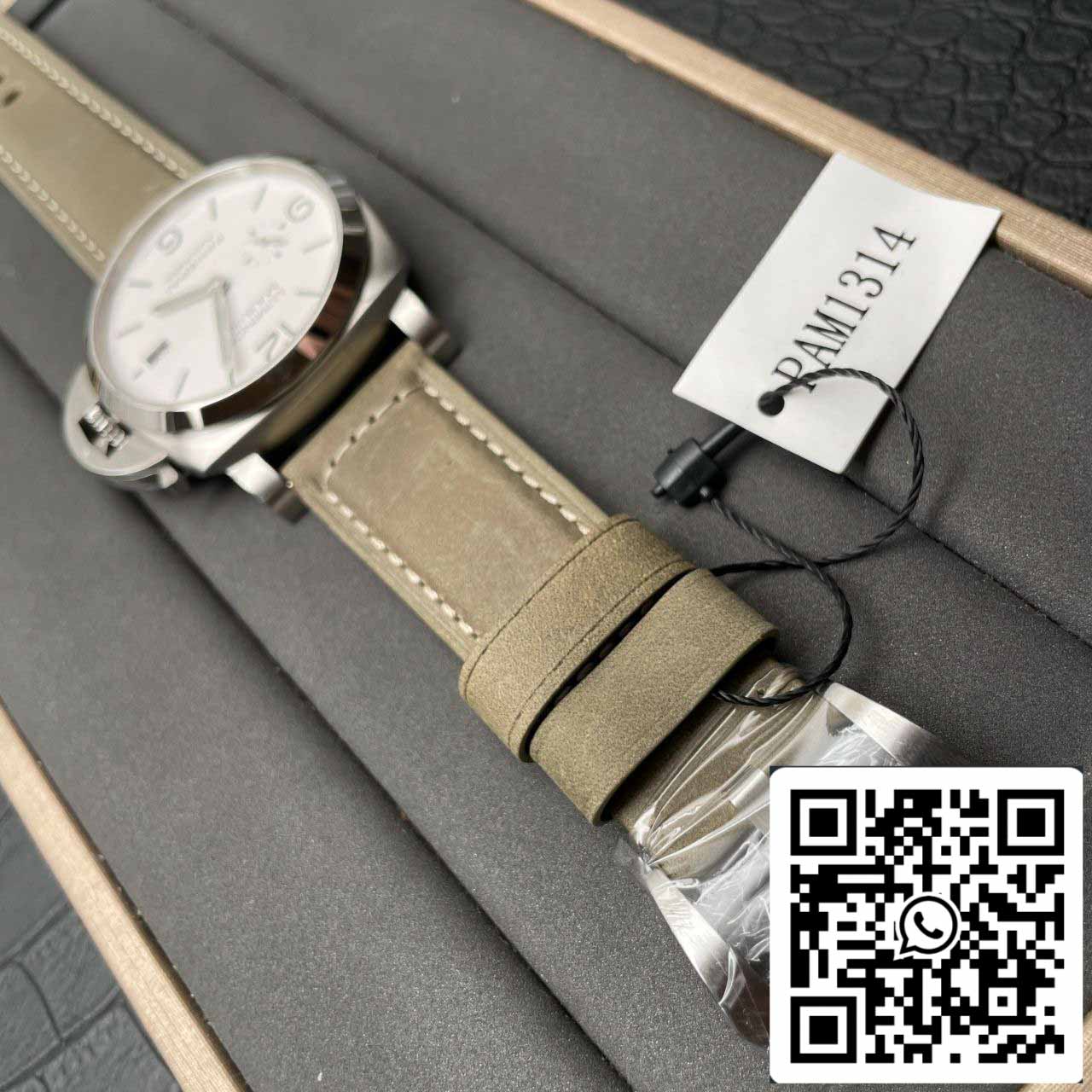 Panerai Luminor PAM01314 1:1 edizione migliore VS Fabbrica quadrante bianco