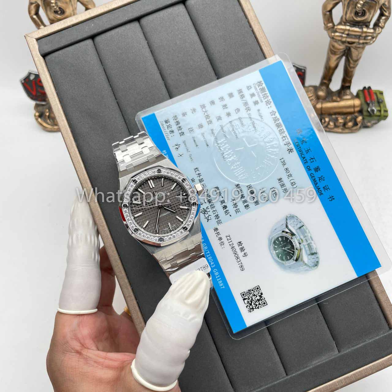 Audemars Piguet 15451ST.ZZ.1256ST.02 APS Fabbrica Custom Moissanite Stone 1:1 Best Clone