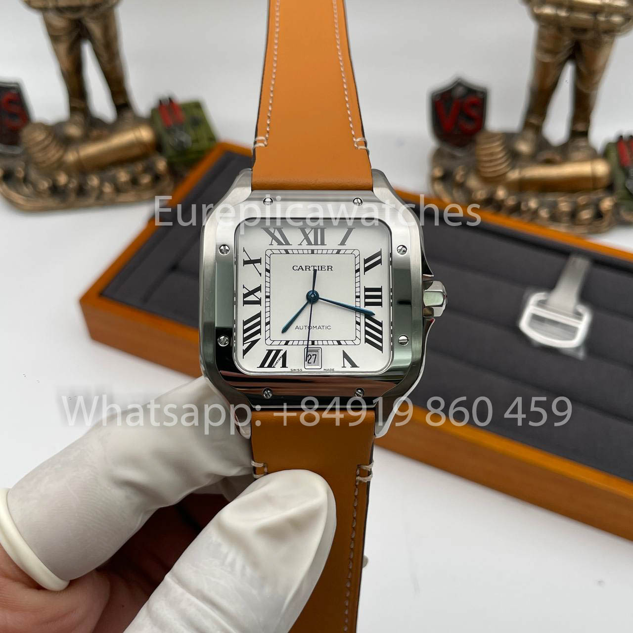 Cartier De Santos WSSA0009 KOR Fabbrica 1:1 Melhor Edição Suíça ETA9015