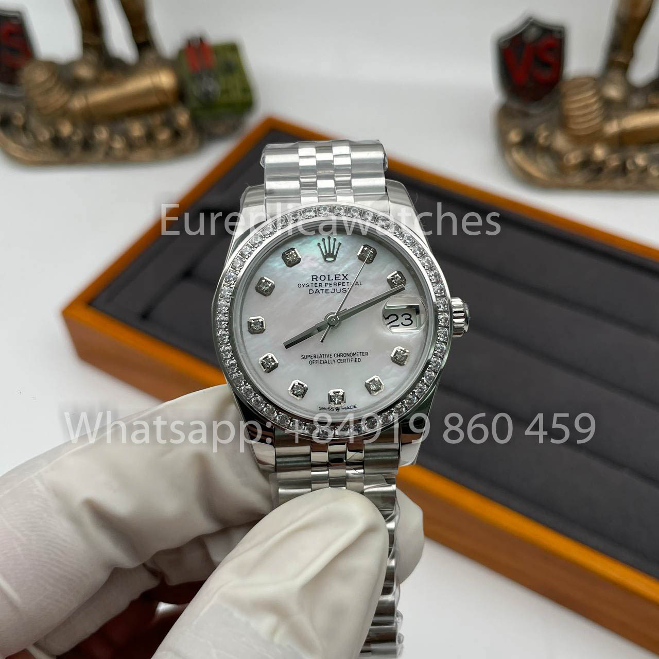 Rolex Datejust M278384RBR-0008 1:1 Best Edition TW Fabbrica Mother-Of-Pearl Dial