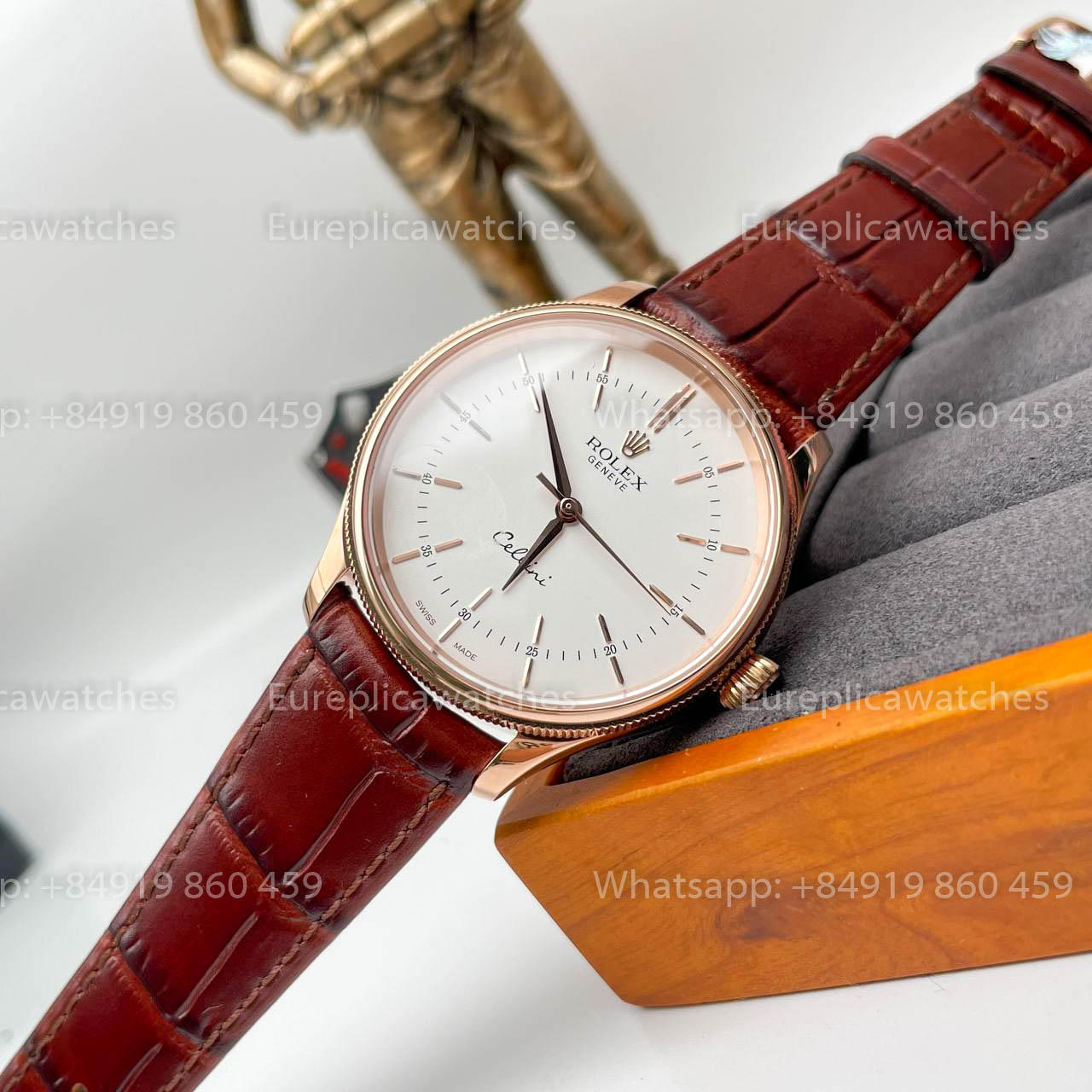 Rolex Cellini 50505 MKS Fabbrica 1:1 Best Edition Swiss ETA3132 White Dial