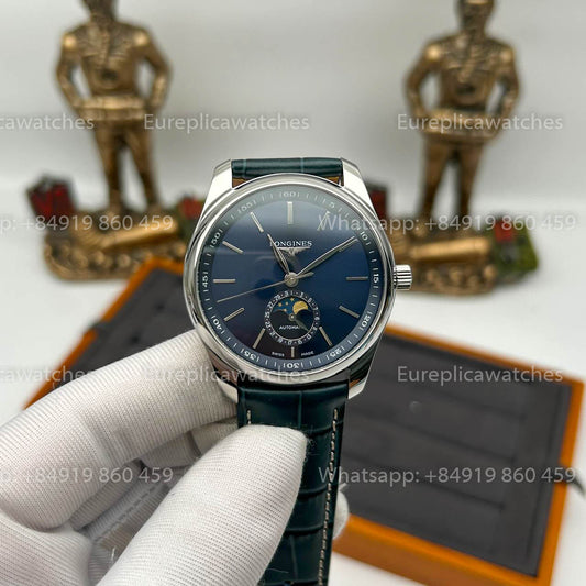 Longines Master Collection L2.909.4.92.0 1:1 edição melhor APS Fabbrica quadrante azul