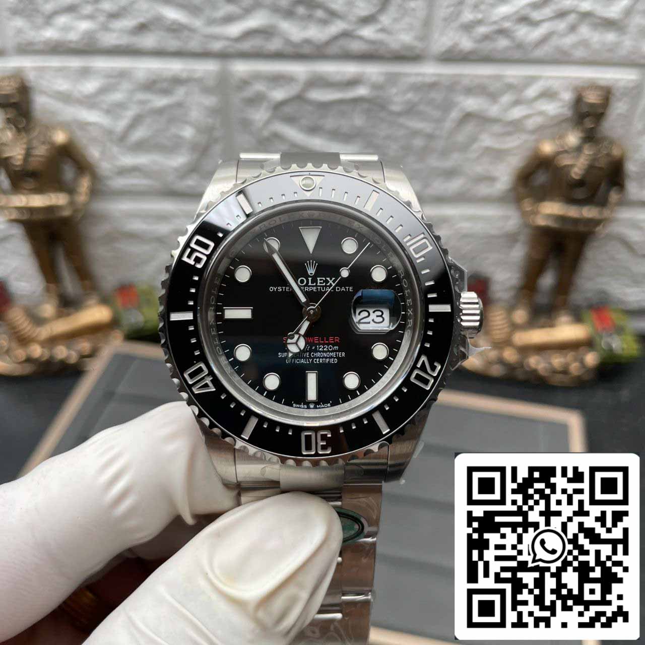 Rolex Sea Dweller M126600-0002 1:1 edizione migliore Clean Fabbrica quadrante nero