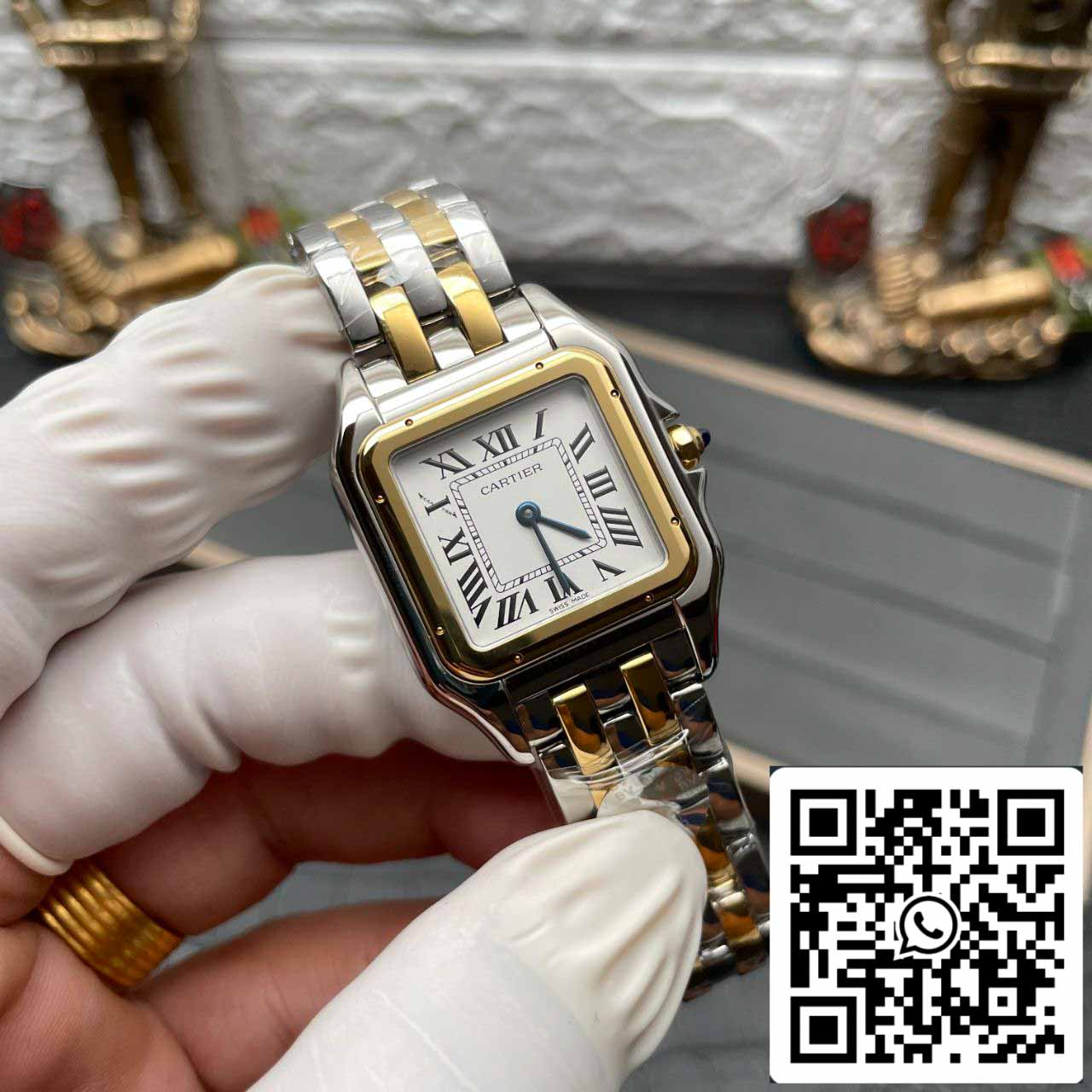 Panthere De Cartier W2PN0007 27MM 1:1 edizione migliore BV Fabbrica acciaio inossidabile
