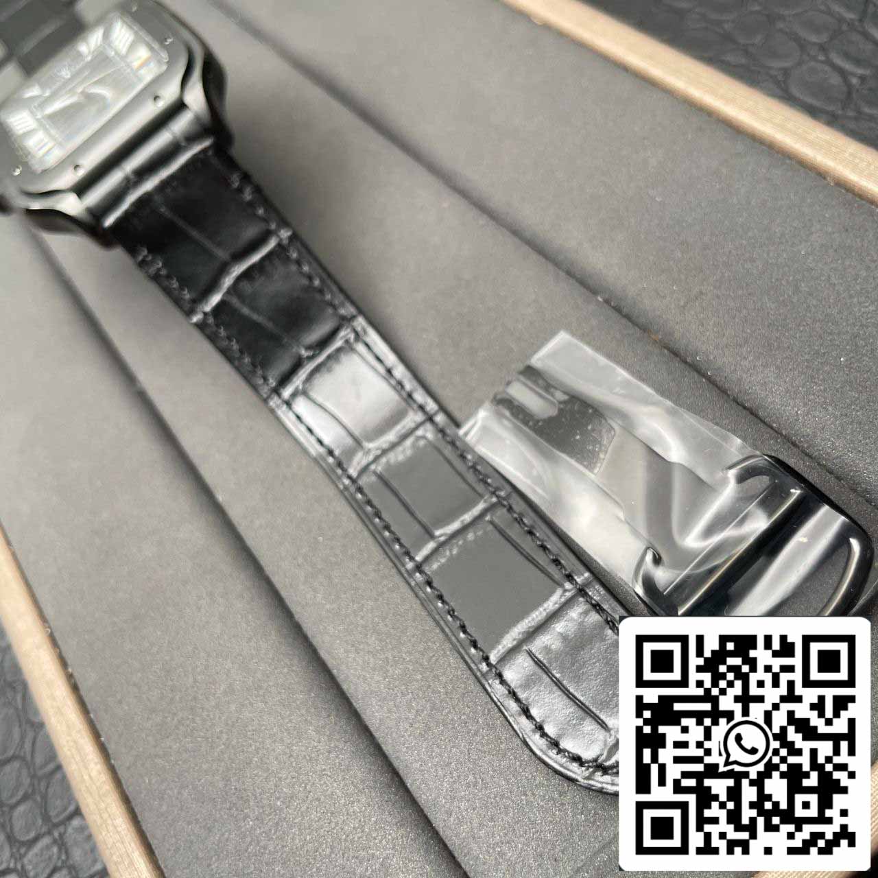 Cartier De Santos WSSA0039 Pelle cinturino BV Fabbrica 1:1 edizione migliore 9019 movimento