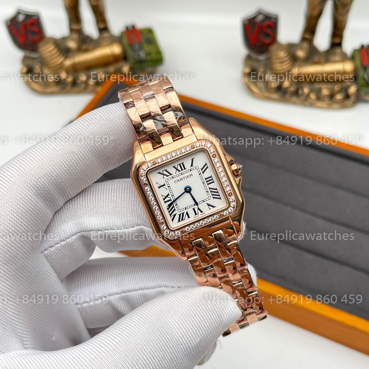 Panthere De Cartier WJPN0009 27MM 1:1 edizione migliore BV Fabbrica Rosa Oro
