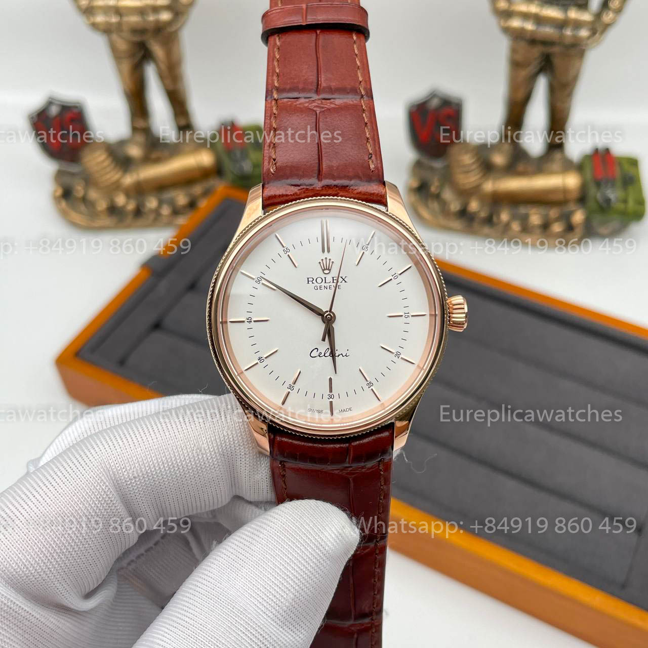 Rolex Cellini 50505 MKS Fabbrica 1:1 Best Edition Swiss ETA3132 White Dial