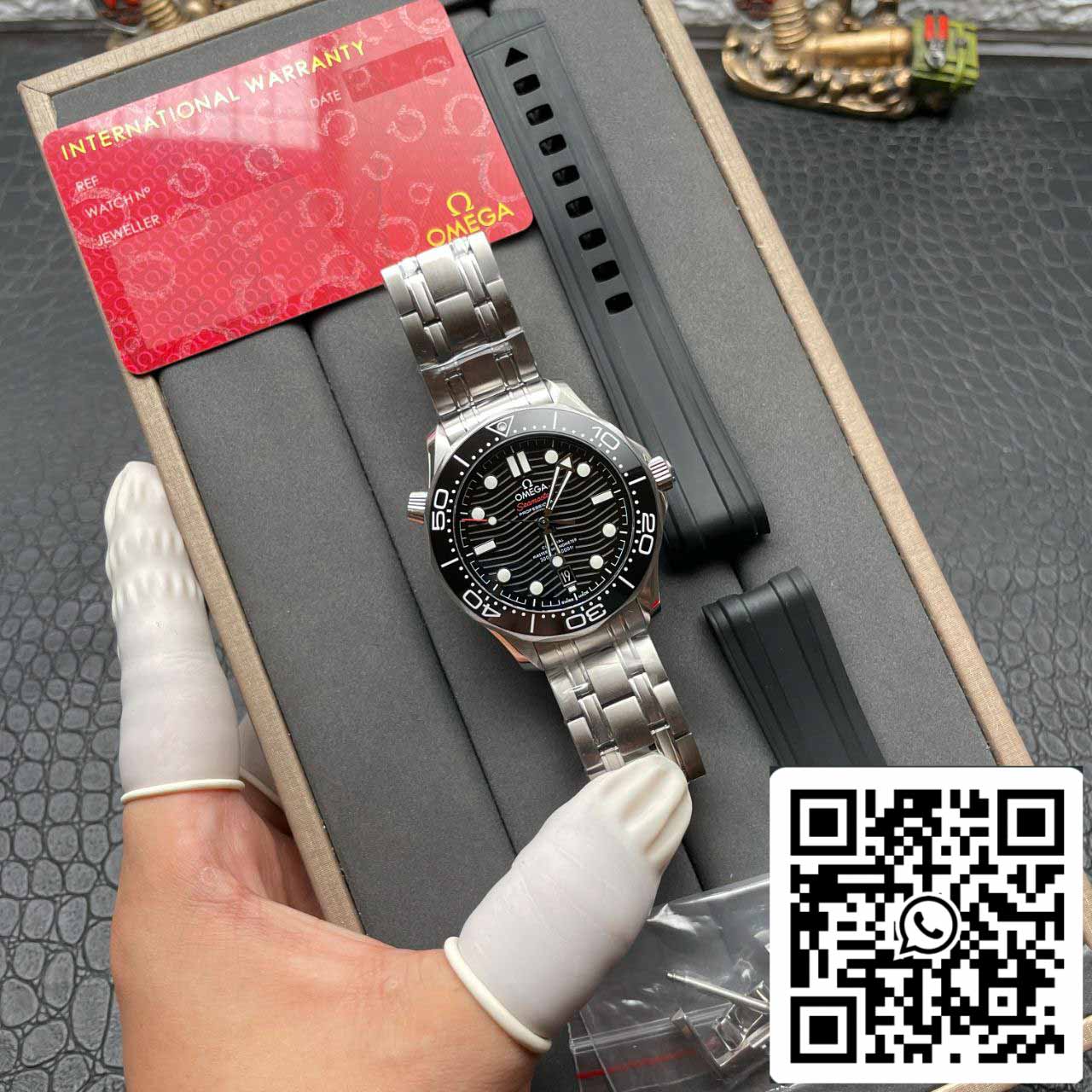 Omega Seamaster Diver 300M 210.30.42.20.01.001 1:1 edizione migliore VS Fabbrica quadrante nero